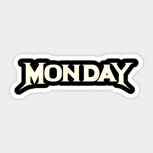 Monday Sticker by winifredweiss52